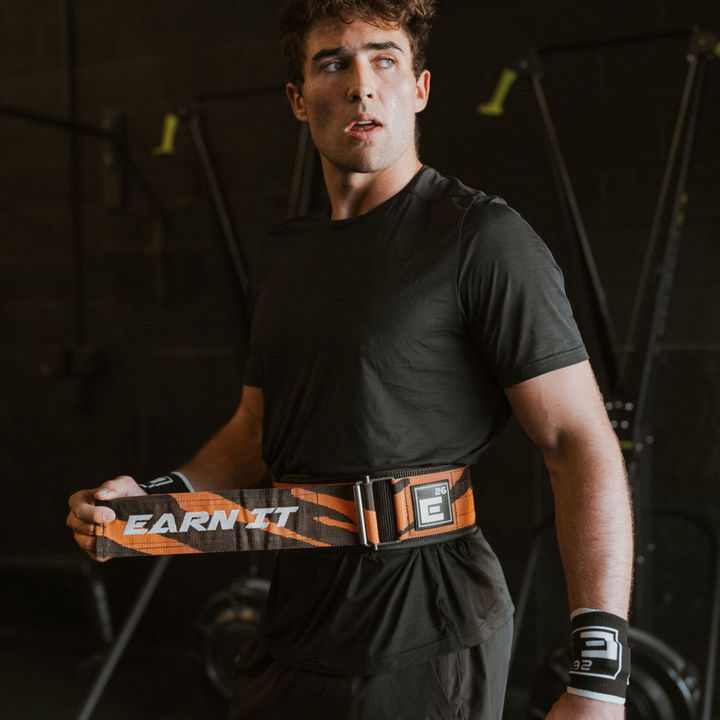 "Tiger Stripe" Weightlifting Belt By James Sprague