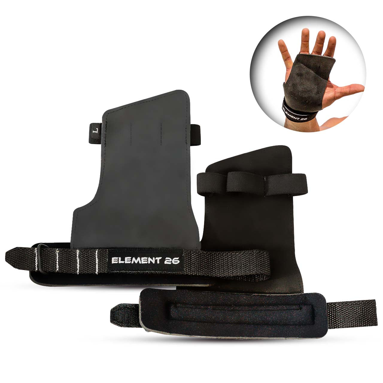 KROSS WRAP KOMBAT Black Fingerless Leather Gloves -  Hong Kong