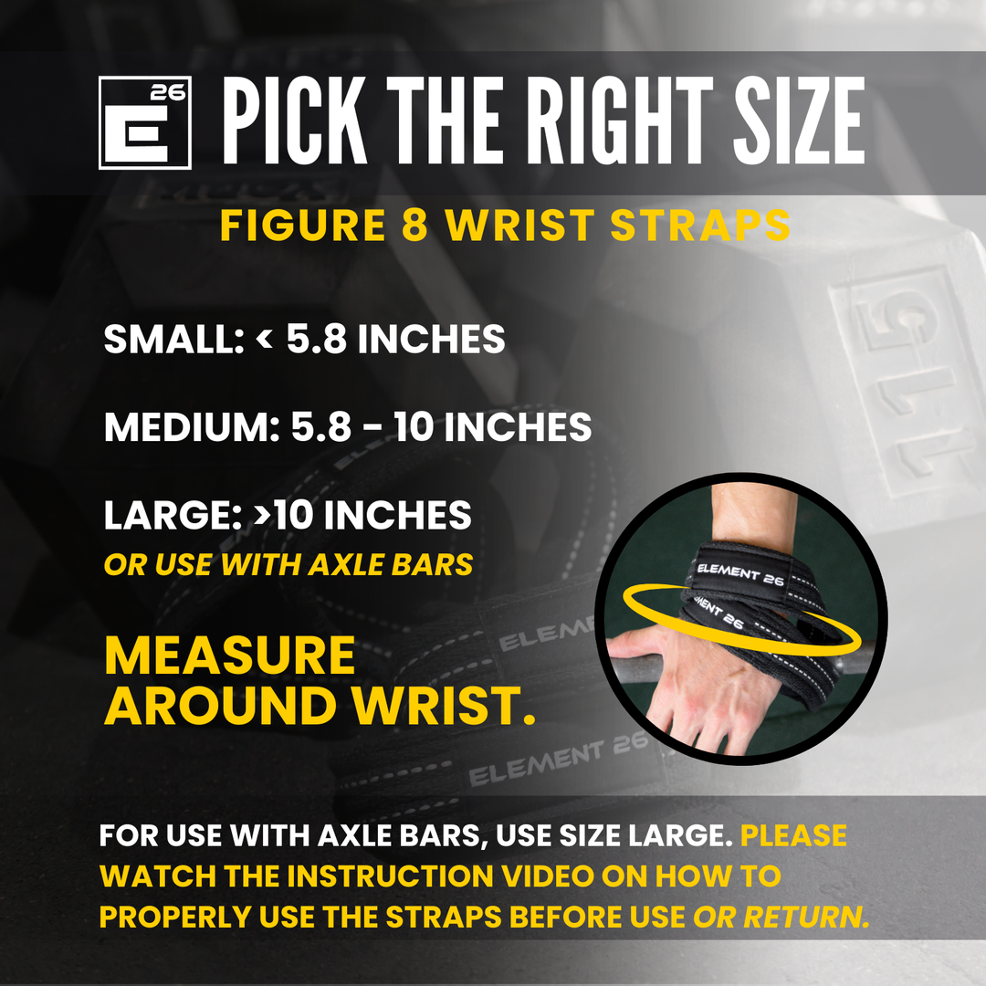 Padded Figure 8 Weightlifting Straps