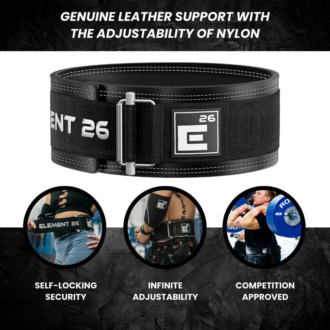 Hybrid Leather Weightlifting Belt