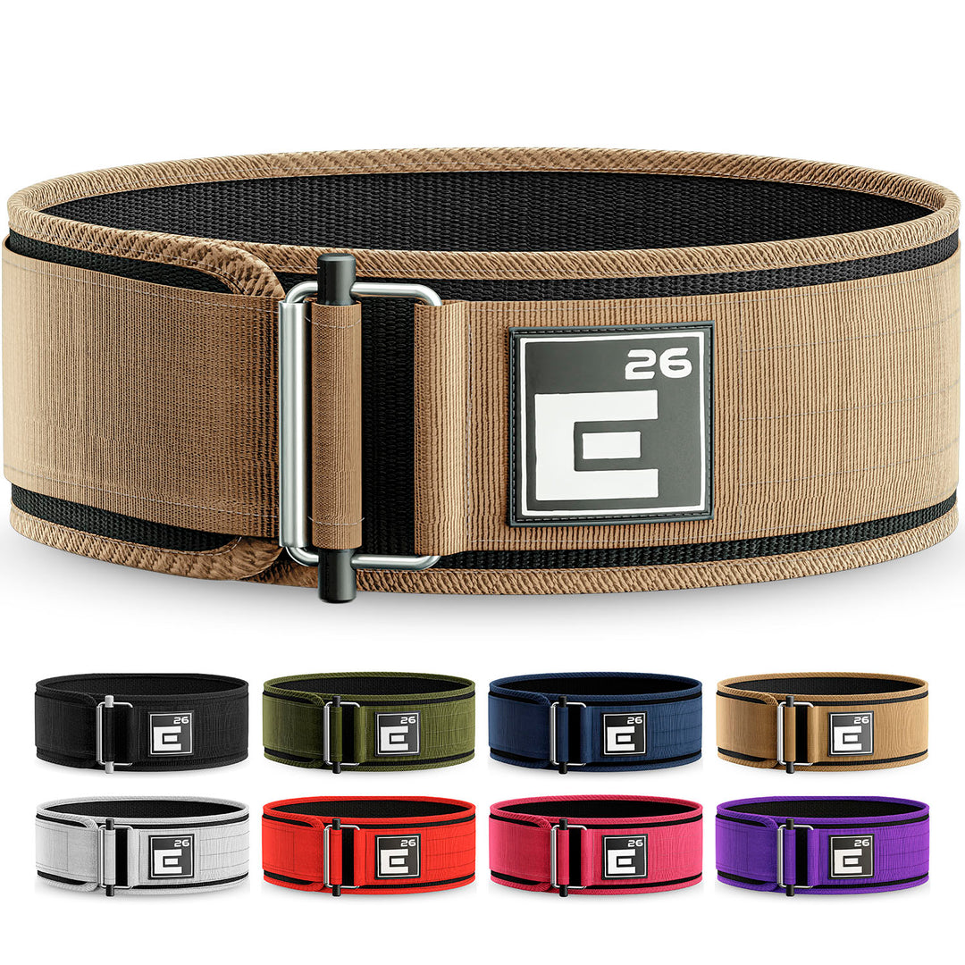 Element 26 Weightlifting Belt - Self-Locking, Unisex, Adjustable