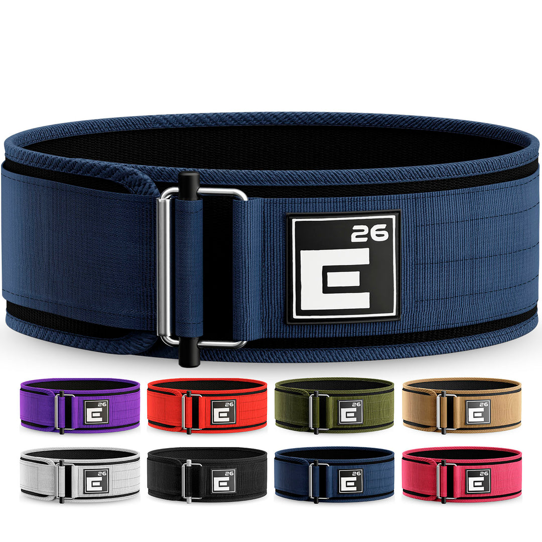 Element 26 Self-Locking Weight Lifting Belt, Premium Weightlifting Belt  for Weight Lifting, and Olympic Lifting Athletes, Lifting Belt for Men and  Women