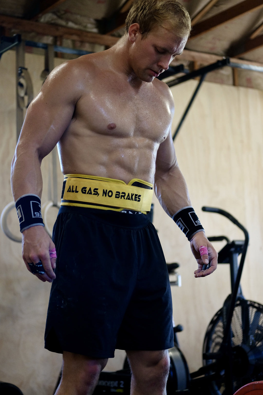 Limited Edition "All Gas, No Brakes" Weightlifting Belt By Sam Kwant