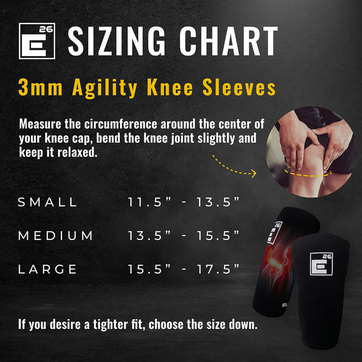 3mm Agility Knee Sleeves
